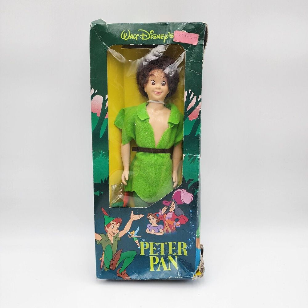 NEW Vintage‎ PETER PAN Walt Disney 12" Sears Doll 1976 READ